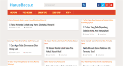 Desktop Screenshot of harusbaca.com